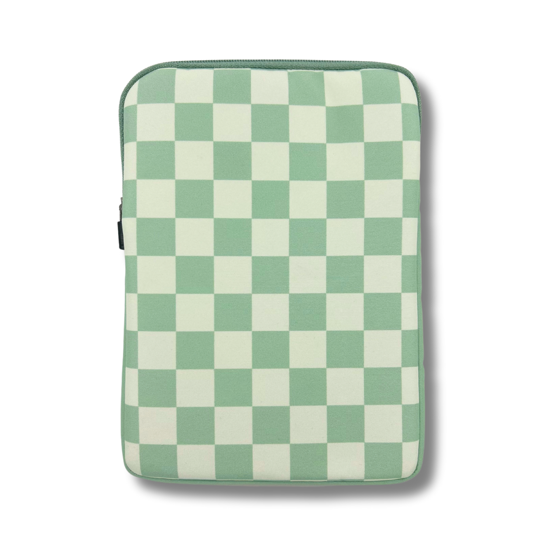 Matcha checkers Book Sleeve