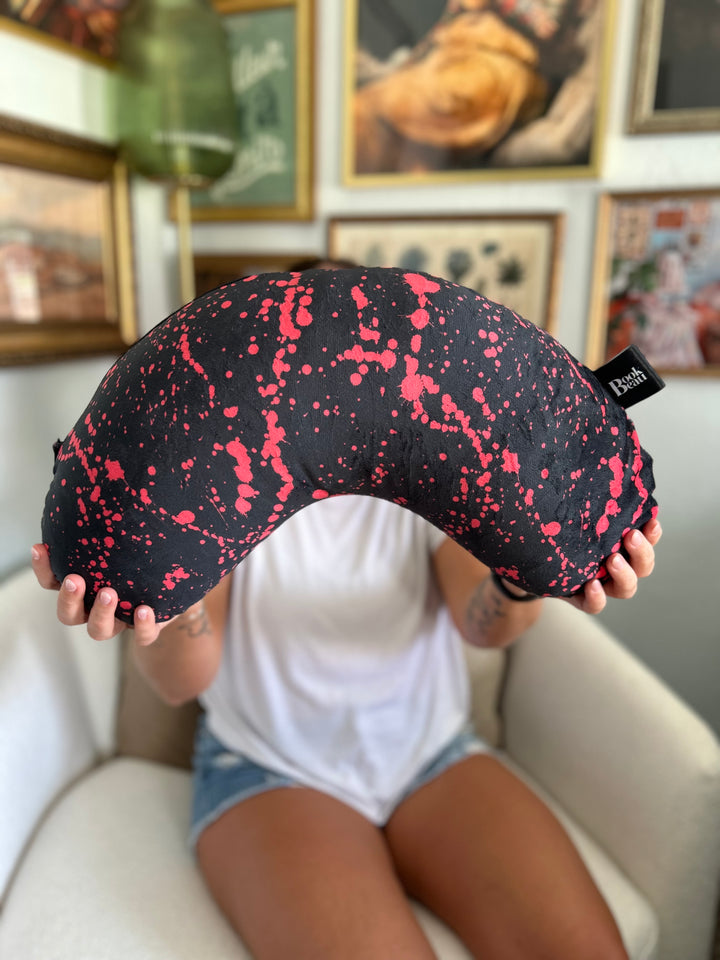 Blood Spatter Reading Pillow