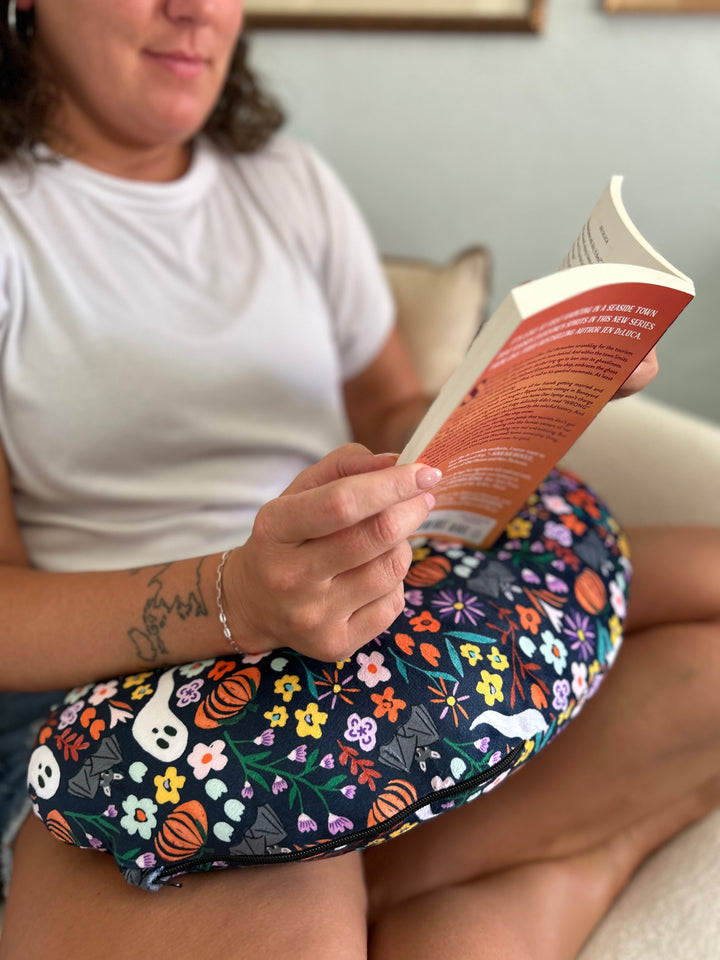Blooms & Boos Reading Pillow
