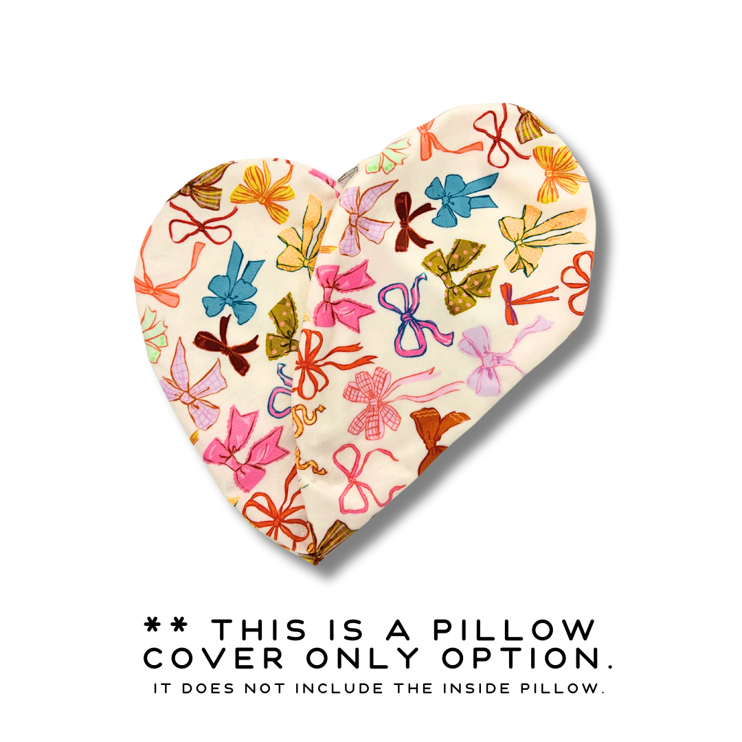 REPLACEMENT COVER Put a Bow on it Reading Pillow