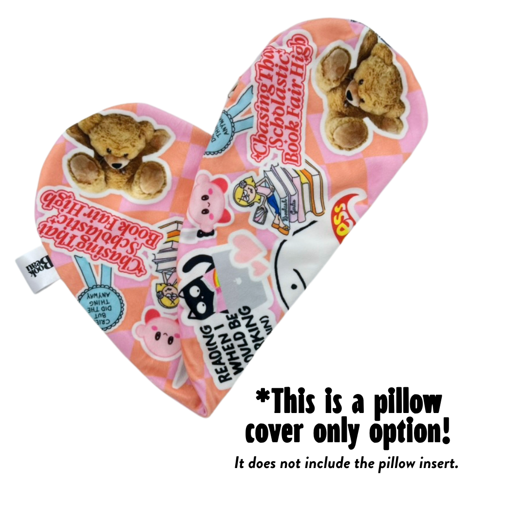 REPLACEMENT COVER Sticker Stash Reading Pillow