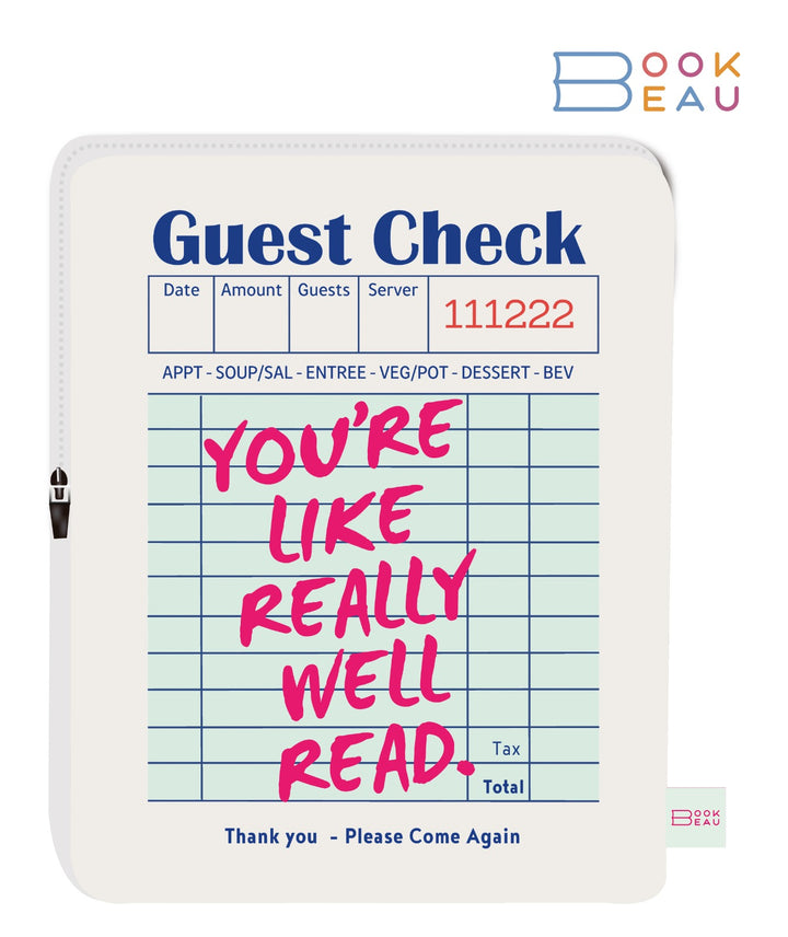 Guest Check Book Sleeve