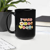 "Read More Books" Black Glossy Mug