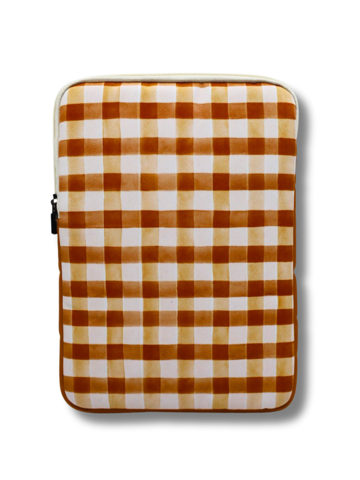 Cozy Gingham Book Sleeve