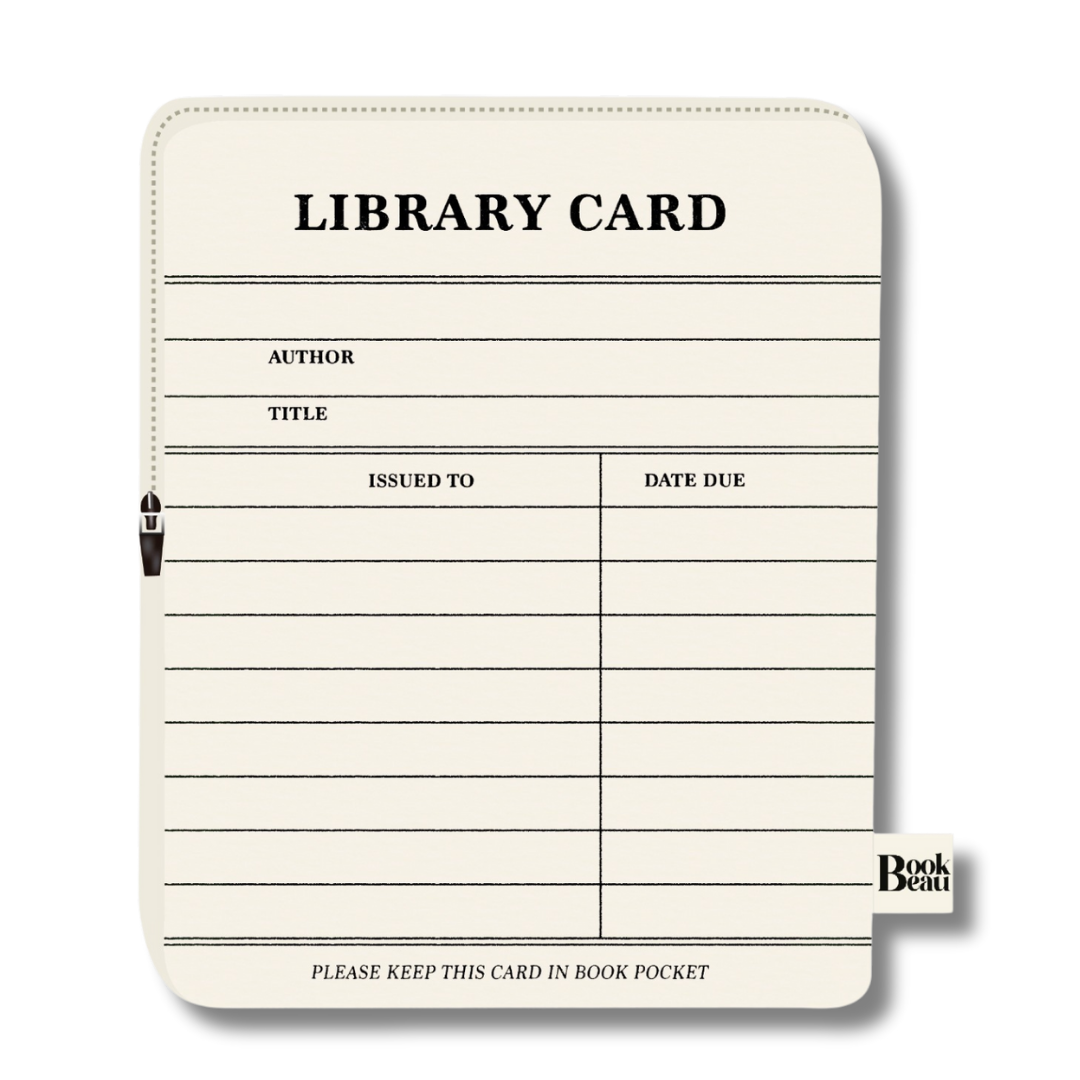 Generic Library Card Book Sleeve