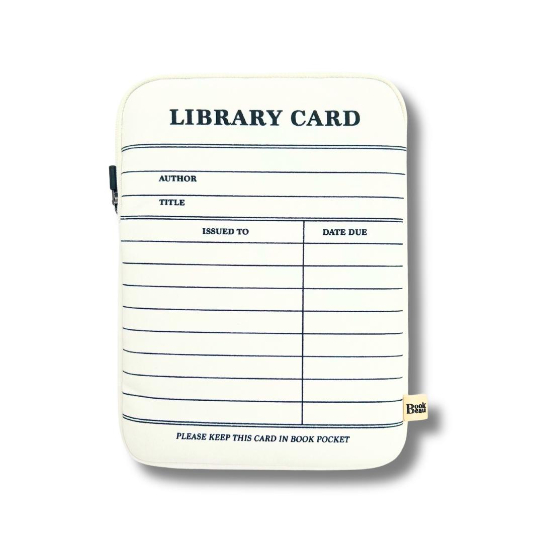 Generic Library Card Book Sleeve – Book Beau