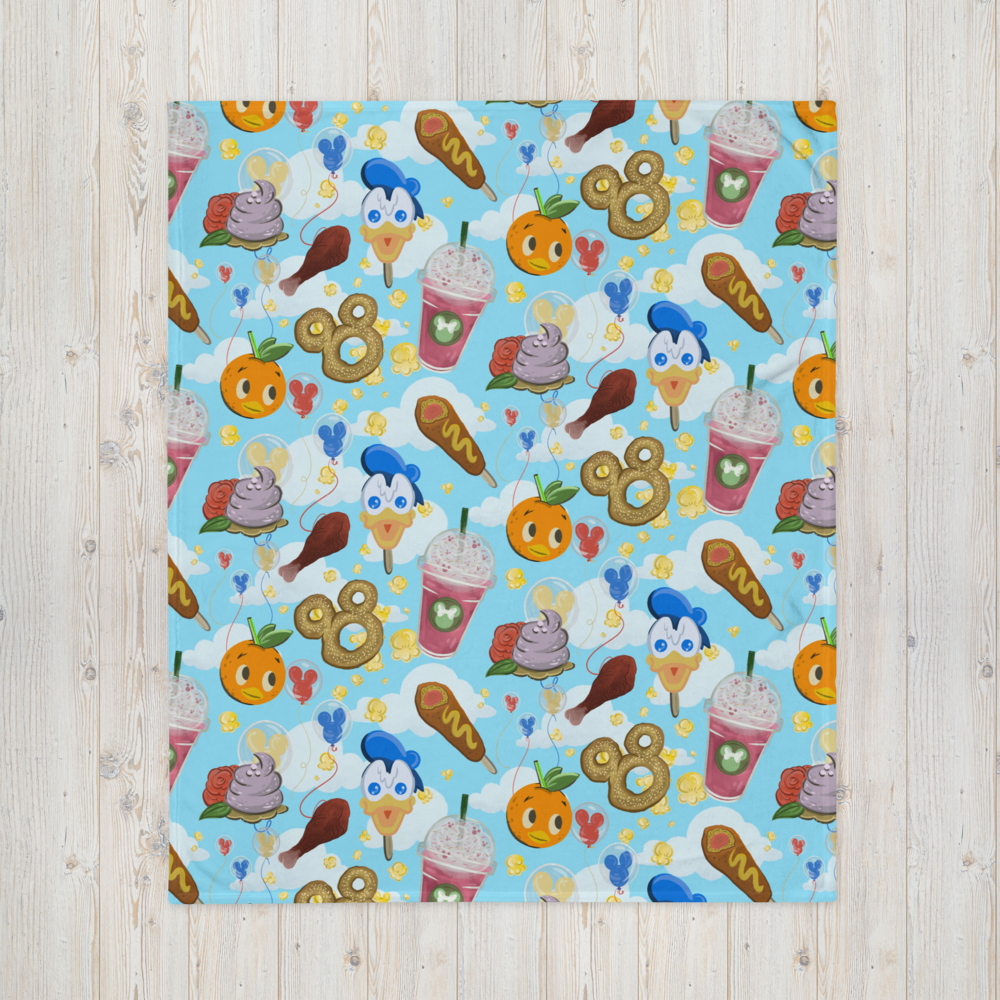 Main Street Treats Throw Blanket