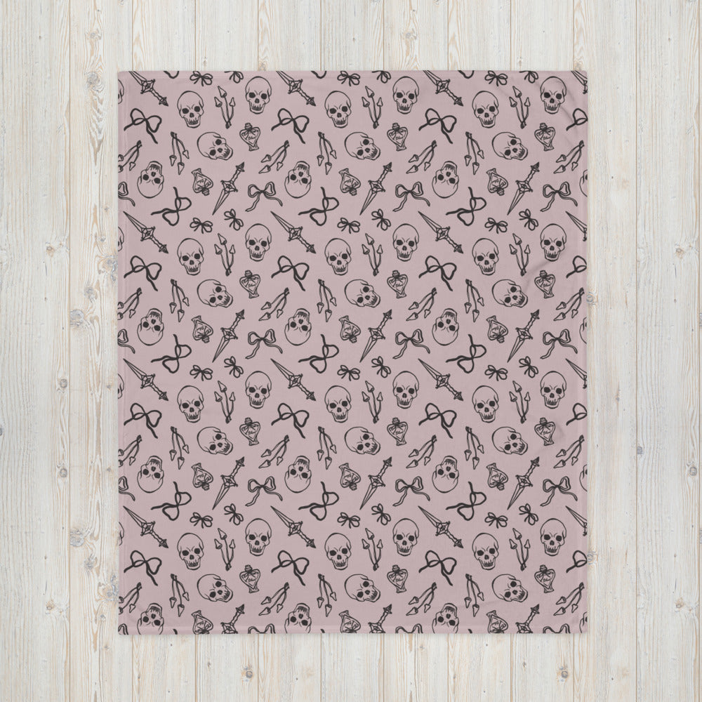 Dainty Daggers Throw Blanket