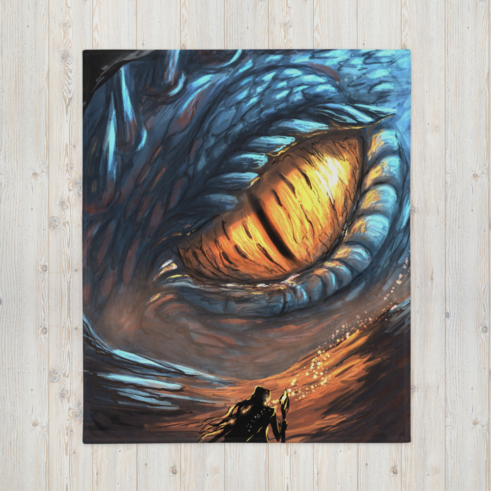 Dragon Eye Throw Blanket