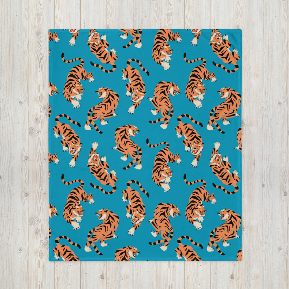 Tigers Throw Blanket