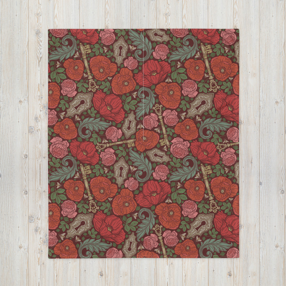 Secret Garden Throw Blanket