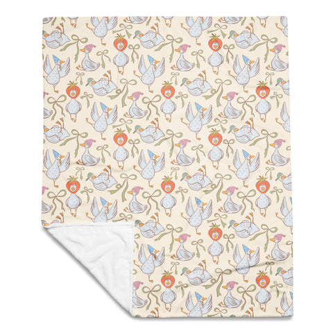" Silly Goose" Throw Blanket