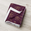Book Beau Letters & Feathers Throw Blanket