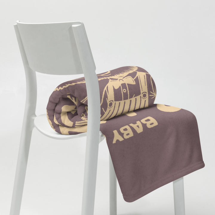 Baby Got Stacks Throw Blanket