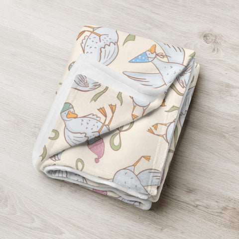 " Silly Goose" Throw Blanket