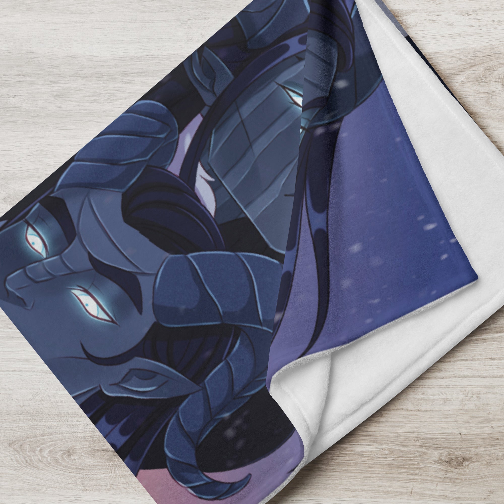 Ice Planet Selfie Throw Blanket