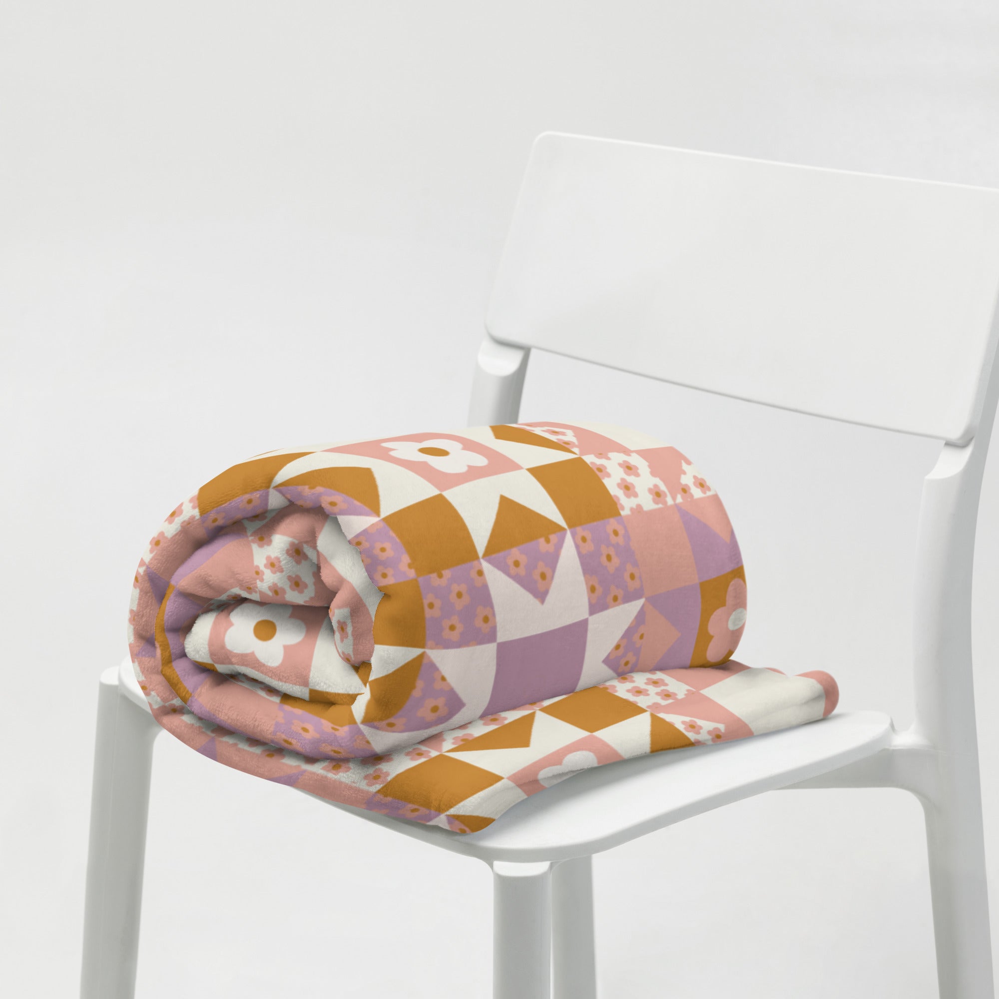 Summer Quilt Throw Blanket