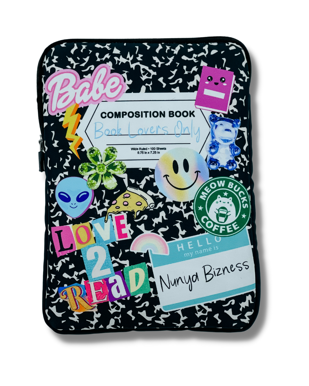 Book Lover Only Composition Book Sleeve