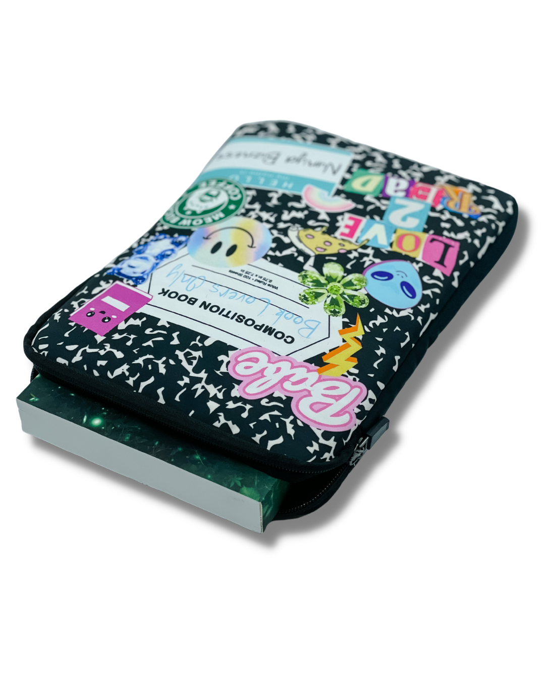 Book Lover Only Composition Book Sleeve