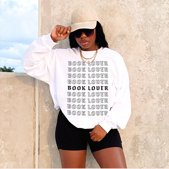 "Book Lover "(light) Unisex Crewneck