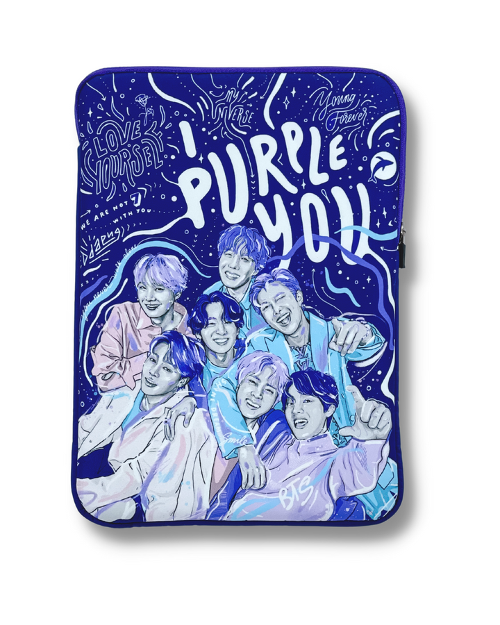 I Purple You Dark Book Sleeve