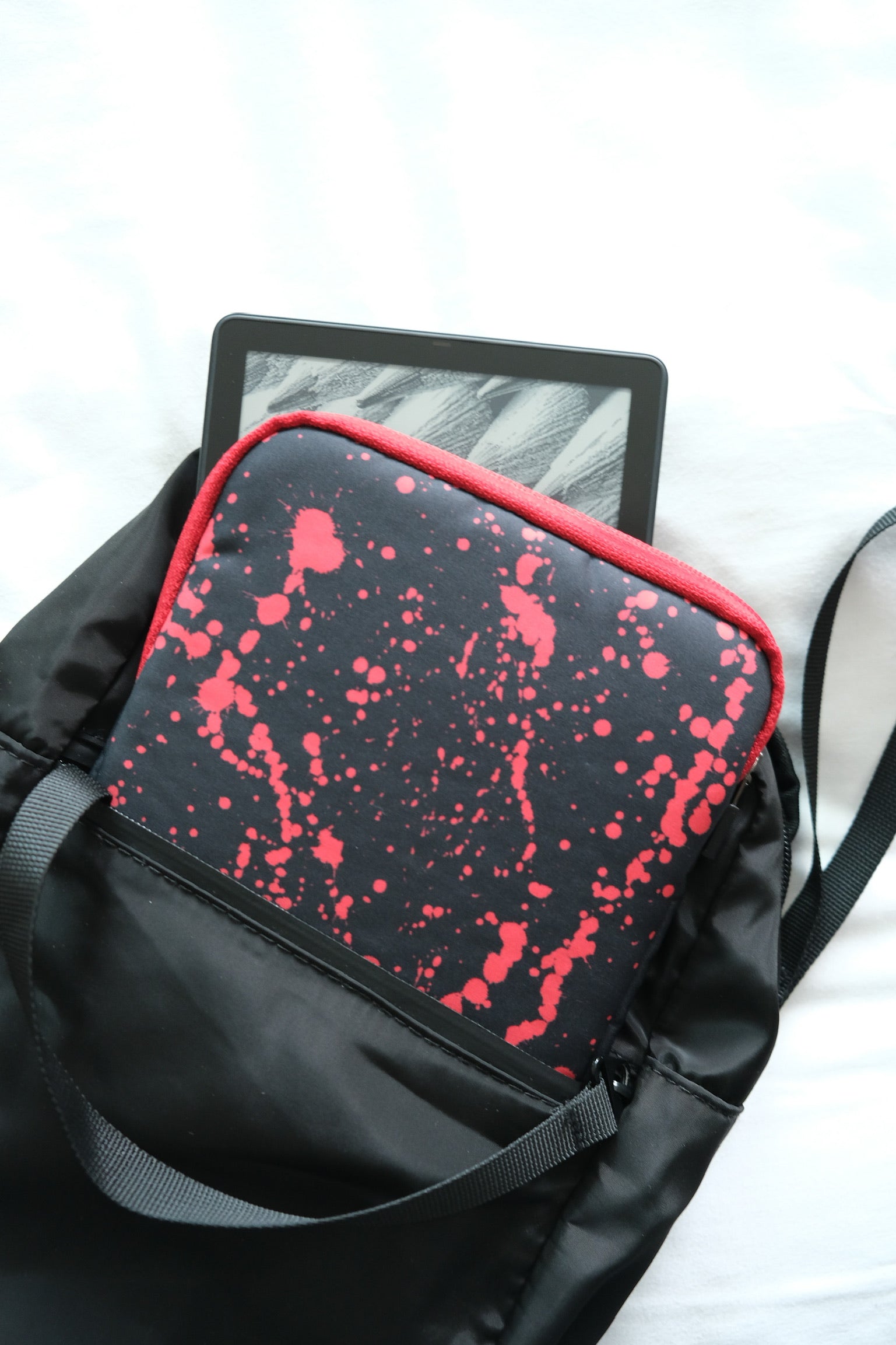 Blood Spatter Book Sleeve