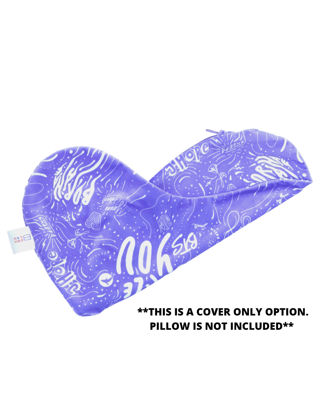 REPLACEMENT COVER ONLY I Purple You Light Reading Pillow