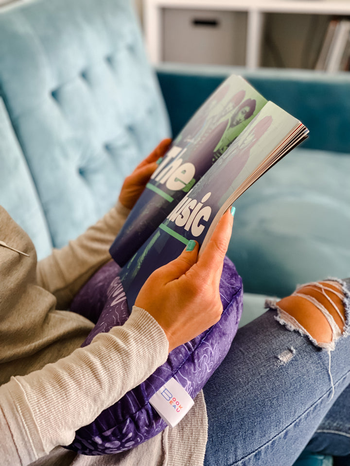 I Purple You Dark Reading Pillow