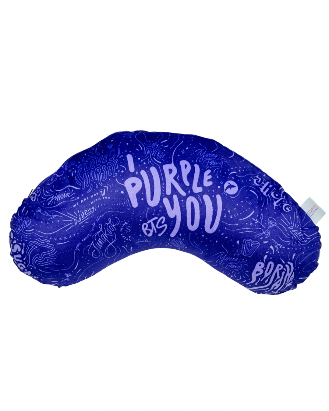 I Purple You Dark Reading Pillow