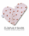 Book Beau REPLACEMENT COVER ONLY Strawberries (Flat Minky) | Reading Pillow