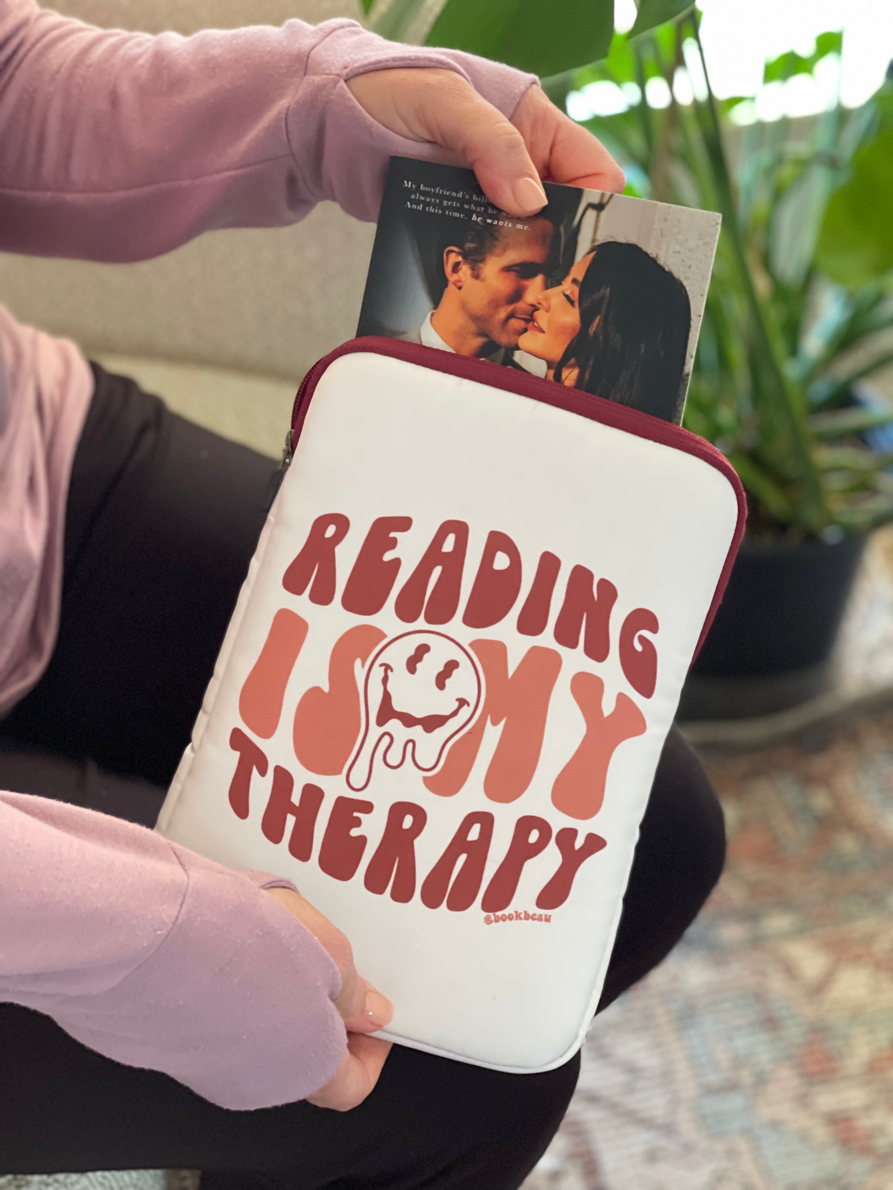 Reading is my Therapy Book Sleeve