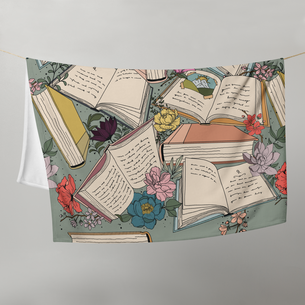 Romantic Reads Throw Blanket