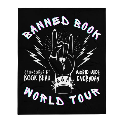 "Banned Book World Tour" Throw Blanket