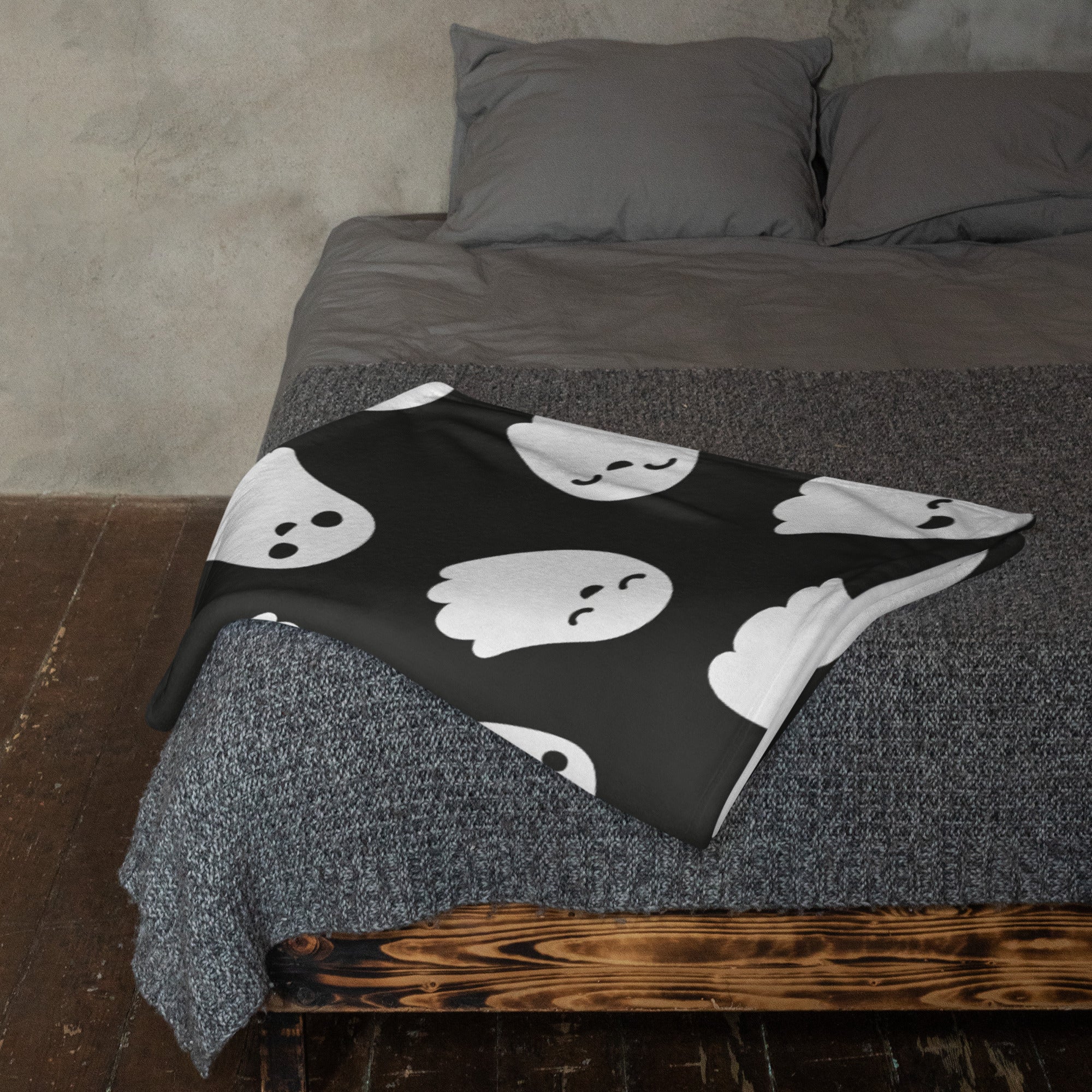 Friendly Ghosts Throw Blanket