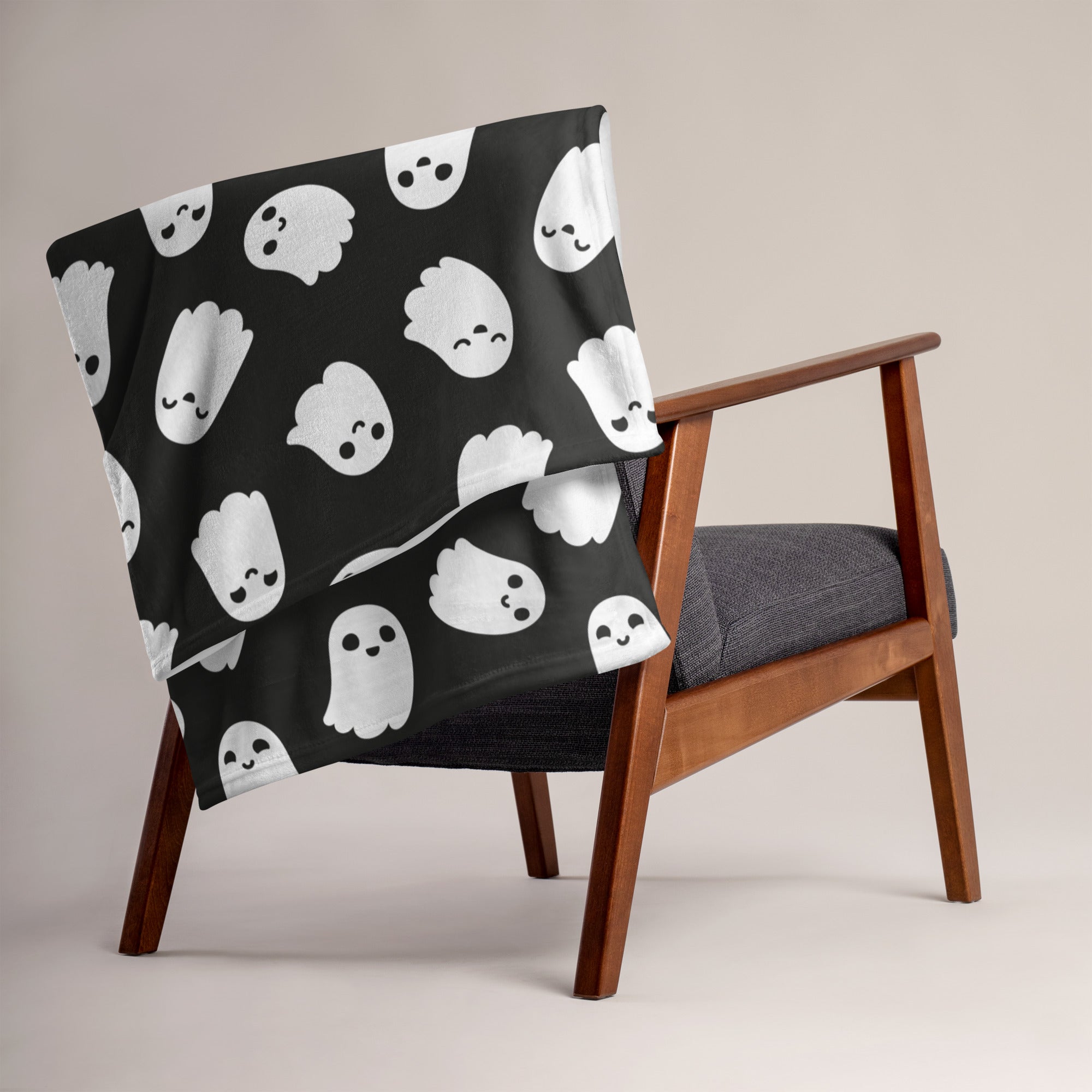 Friendly Ghosts Throw Blanket