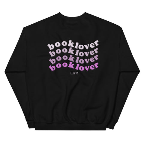 "booklover" Purple Ombre- Version 2 Unisex Crewneck